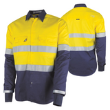 Tru Workwear Lightweight Vented Taped Hi-Vis Drill Shirt with Graphex® Cut Resistant Sleeve DS2168GXT1