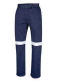 Tru Workwear Core Midweight Drill Cargo Trouser c/w Reflective Tape CT1080T3