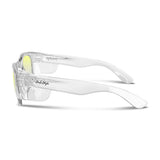 SAFESTYLE GLASSES CLASSICS CLEAR FRAME YELLOW LENS EYEWEAR CCY100