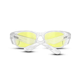 SAFESTYLE GLASSES CLASSICS CLEAR FRAME YELLOW LENS EYEWEAR CCY100