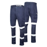 Tru Workwear Midweight Cotton Stretch Cargo Trousers c/w Biomotion Reflective Tape DT1170T2