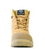 Bata Zippy Zip Sided Safety Boot (Wheat) 804-88841