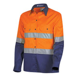 Tru Workwear Womens Mates In Construction Lightweight Vented Hi-Vis Shirt c/w Reflective Tape  CSW2000T3