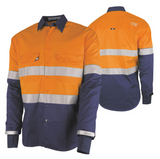 Tru Workwear Lightweight Vented Taped Hi-Vis Drill Shirt with Graphex® Cut Resistant Sleeve DS2168GXT1