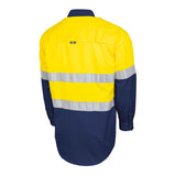 Tru Workwear Mates In Construction Lightweight Vented Hi-Vis Drill Shirt with Reflective Tape  CS2000T3