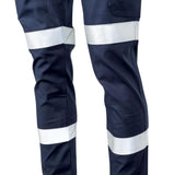 Tru Workwear Midweight Cotton Stretch Cargo Trousers c/w Biomotion Reflective Tape DT1170T2