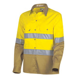 Tru Workwear Womens Mates In Construction Lightweight Vented Hi-Vis Shirt c/w Reflective Tape  CSW2000T3