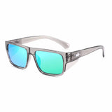 Insalt Eziview Polarised Safety Glasses Trans Grey/ Green Lens SW4380TG03103