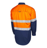 Tru Workwear Mates In Construction Lightweight Vented Hi-Vis Drill Shirt with Reflective Tape  CS2000T3