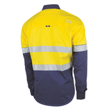 Tru Workwear Lightweight Vented Taped Hi-Vis Drill Shirt with Graphex® Cut Resistant Sleeve DS2168GXT1