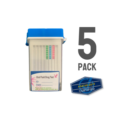 Oral Maxi 7 Saliva Test Kits Pack of 5