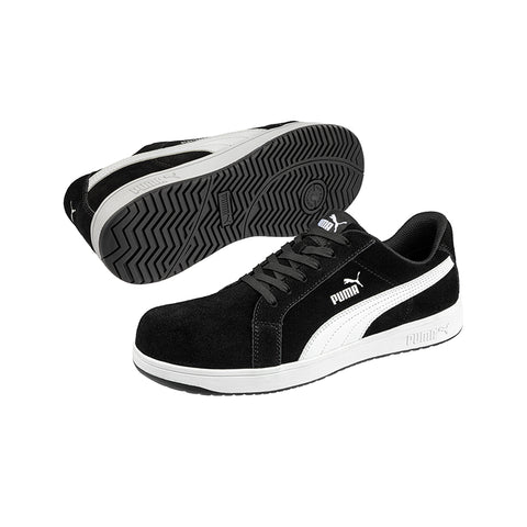 Puma Iconic Composite Safety Shoe (Black/White) 640017