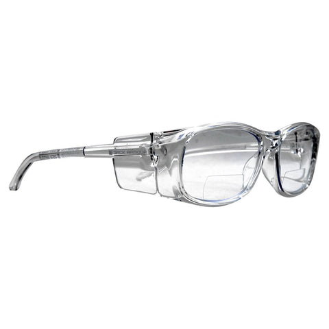 Express Bifocal Clear Lens Safety Glasses (Magnification: +1.50 to + 3.0)