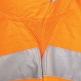 Tru Workwear Mates In Construction Lightweight Vented Hi-Vis Drill Shirt with Reflective Tape  (Orange) CS1000T3