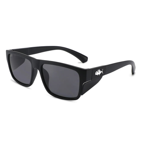 Insalt Eziview Polarised Safety Glasses Matt Black/Dark Lens SW4380PC01103