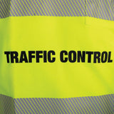 Tru Workwear Poly Cotton Traffic Control L/S Hi-Vis Segmented Reflective Tape Polo Shirt CS1865T9