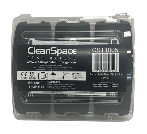 CleanSpace™ CST Particulate Standard TM3 P3 Filter (3pk) CST1005