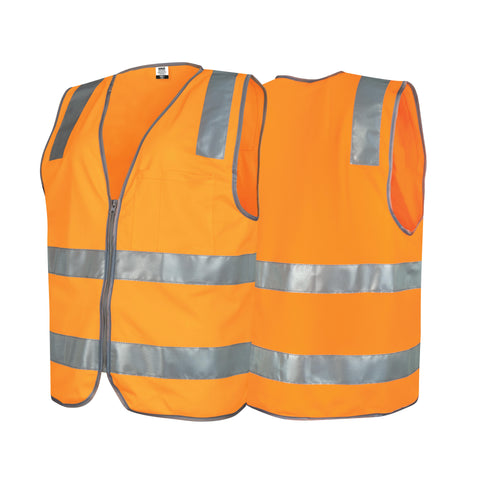 Force360 VIC Rail Day/Night Safety Vest (Orange) CWRX197