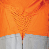 Tru Workwear Ripstop L/S Vented Hi-Vis Lightweight Cotton Shirt With Reflective Tape (Orange) DS1169T1