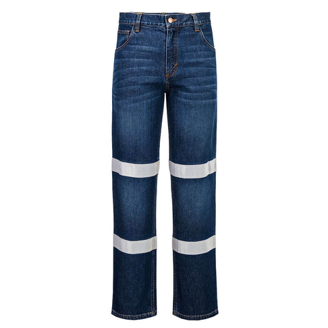 Portwest Bizflame Denim Flex FR Jean with Tape (Indigo Blue) FR423