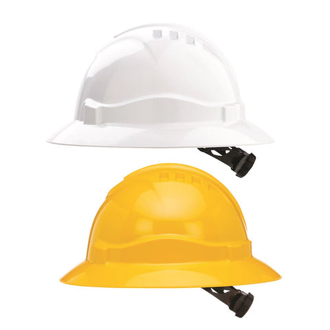 Pro Choice V6 Non-Vented Full Brim Hard Hat HH6FB