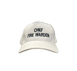 Chief Fire Warden Cap (White)