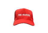 Fire Warden Cap (RED)