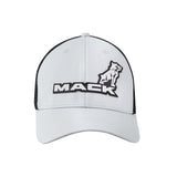 Mack 2 Tone Curved Brim Trucker Cap (Silver/Grey) MKBAM2401