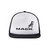 Mack Flat Brim Foam Trucker Cap (Black/White) MKFBF2401