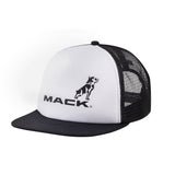 Mack Flat Brim Foam Trucker Cap (Black/White) MKFBF2401