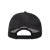 Mack Flat Brim Black On Black Trucker Cap MKFBM2402