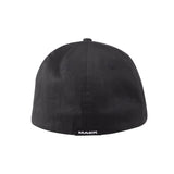 Mack Plain Fitted Polyestet Curved 6 Panel Cap X-Pand (Black) MKFLP240P