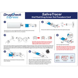 Drug Check Express Saliva Tracer 3 Panel (Pack of 5)