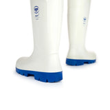 Bekina Steplite EasyGrip, Steel Toe Cap (S4) Gumboot (White) XAN3P-1053AZ