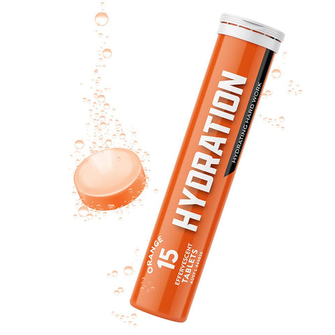 THORZT EFFERVESCENT TABLETS - HYDRATION ORANGE THEV15-OR