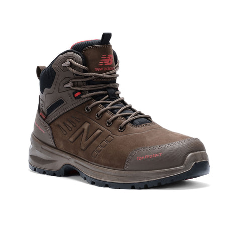 New Balance Contour Calbre Zip Sided Composite Safety Boot (CHOCOLATE) MIDCNTR MIDCLBRE