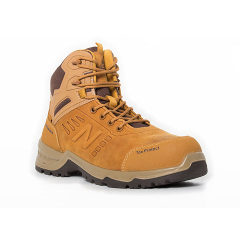 New Balance Contour Calibre Zip Sided Composite Safety Boot (Wheat) MIDCNTR MIDCLBRE