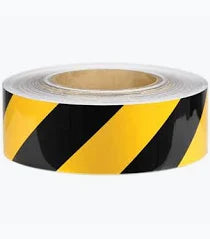 Class 2 Reflective Tape 50mm x 45.7mtr Yellow/Black RT3YB
