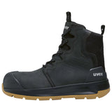 Uvex 3 X-Flow Zip Sided Safety Boots (Black)