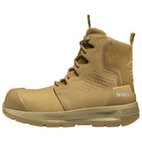 Uvex 3 X-Flow Zip Sided Safety Boots (Wheat)