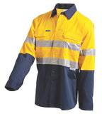 Workit Coolkit Ripstop 2 Tone Hi Vis Taped Shirt 2021