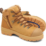 Blundstone Unisex Zip Up Series Safety Boot (Wheat) 243