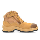 Blundstone Unisex Zip Sided Series Safety Boot (Wheat) 318