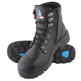 Steel Blue Argyle S/Zip Safety Boot with Bump Cap 332152
