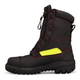 Oliver 66 Series Black 230MM (9") Lace Up Structural Firefighter Boot 66-495