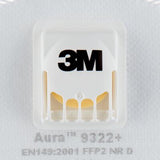 3M™ Particulate Flat Fold Respirator 9322+ P2, (Box 10) XA010017854