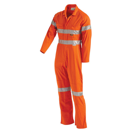 Workit Coolkit Hi Vis Orange Coverall c/w 3M Reflective Tape 4001