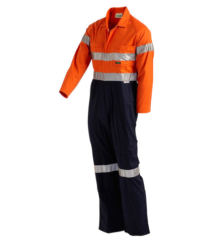 Workit Coolkit 2 Tone Coverall with Tape 4002