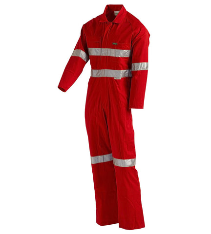 Workit Coolkit Red Coverall with Tape 4003