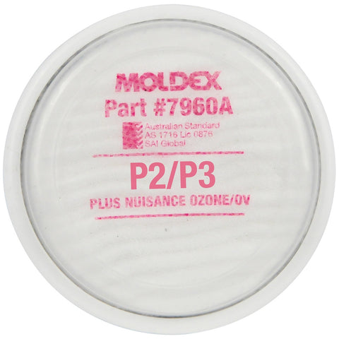 Moldex® 7960A P2/P3 Filter Disk w/ Nuisance Vapour (Pair)  MDX-7960A
